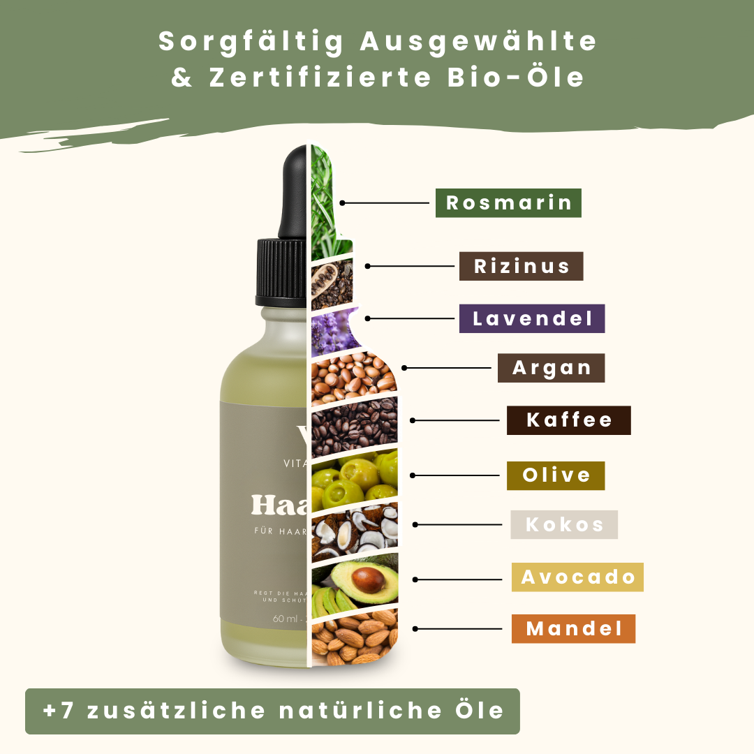 Veganes Haaröl für schnelles Wachstum
